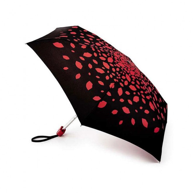 Parasolka damska Fulton Lulu Guinness Tiny-2 Raining Lips L717 (6F3178) 