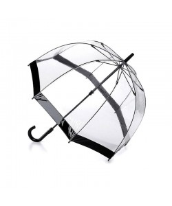 Parasolka damska przeźroczysta Fulton Birdcage-1 Black L04 (6F001) 
