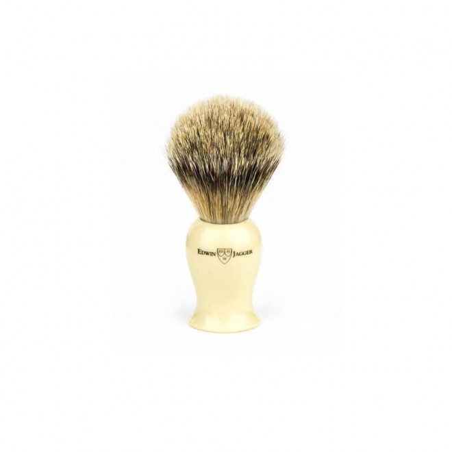 Pędzel do goleniaEdwin Jagger Ivpsbbb The Plaza Collection włosie borsuka