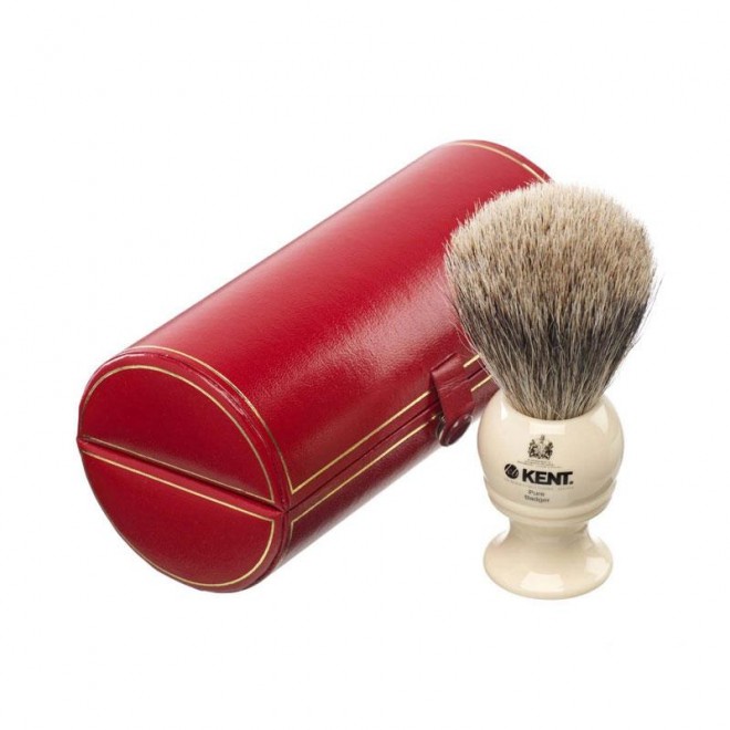 Pędzel do goleniaKent Bk4 Silver-Tip Badger