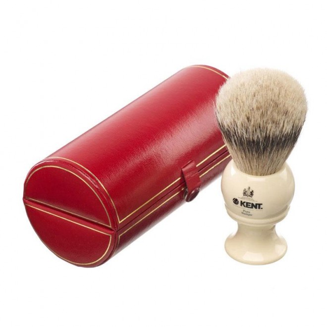 Pędzel do goleniaKent Bk8 Silver-Tip Badger