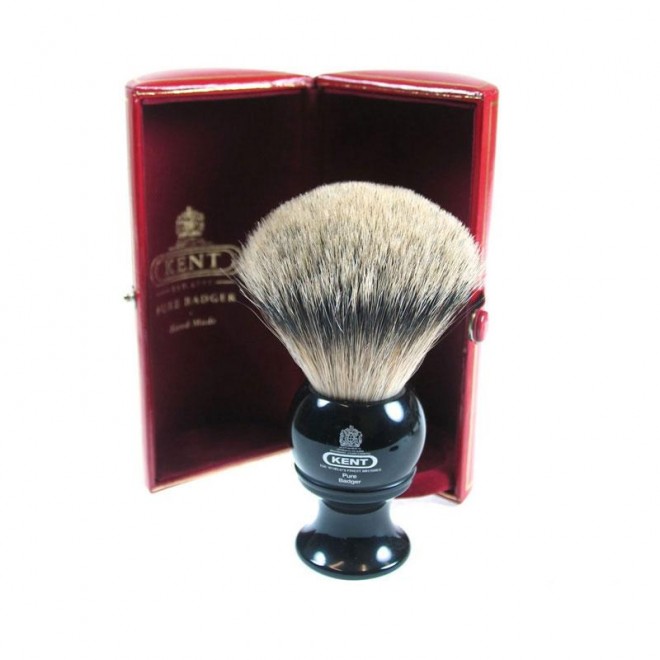 Pędzel do goleniaKent Blk8 Silver-Tip Badger
