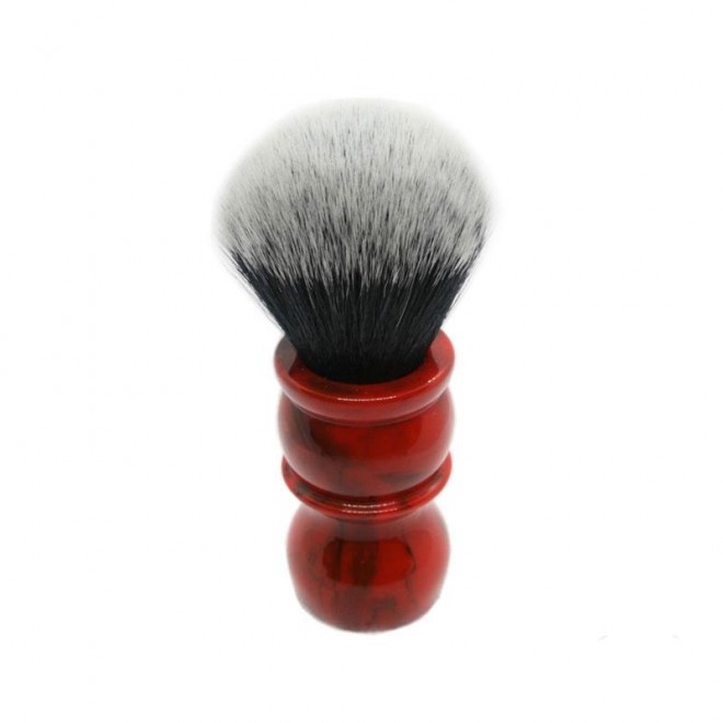Pędzel do golenia Yaqi Brush Red Marble Handle R1735-24