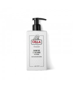 Szampon i odżywka do brody 2 w 1 Cella Shampoo E Balsamo Per Barba 200Ml 