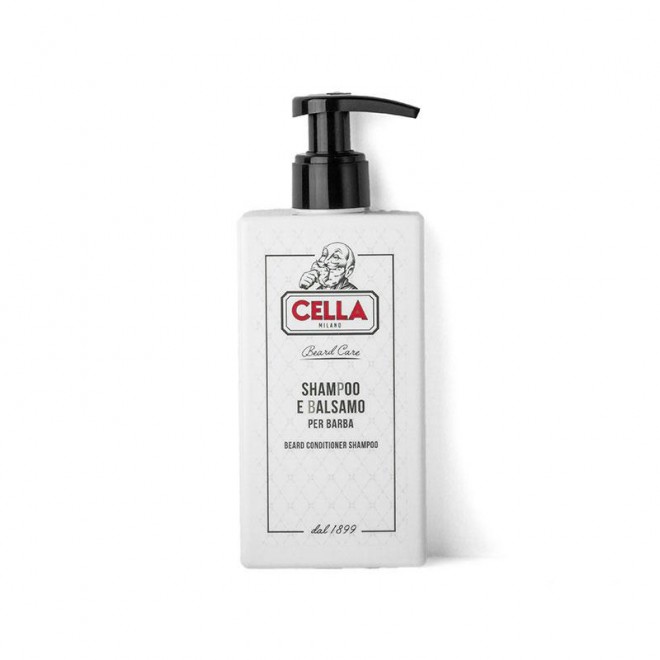 Szampon i odżywka do brody 2 w 1 Cella Shampoo E Balsamo Per Barba 200Ml 