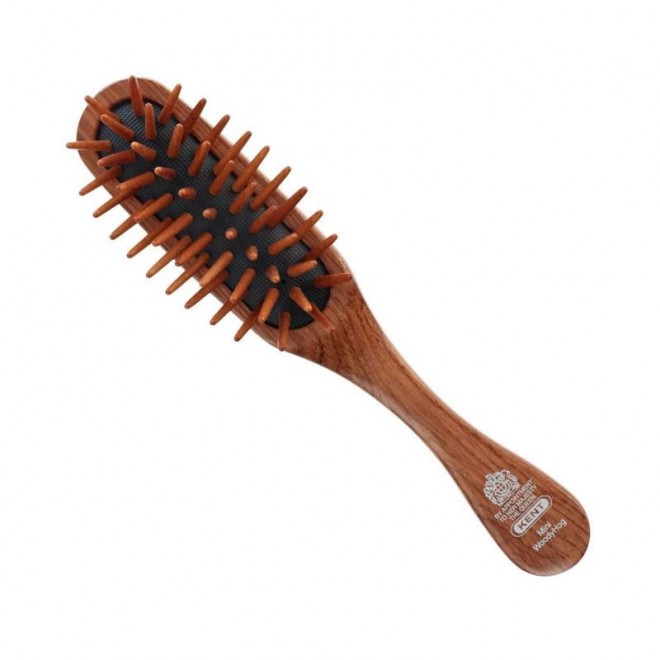 Szczotka do włosów dla kobiet Kent Mini Woody Hog