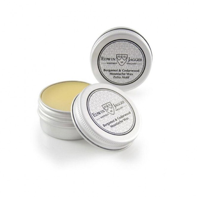 Wosk do wąsów Mocny chwyt Edwin Jagger Bergamotka i Cedr 15Ml PPS-MW-BCEH