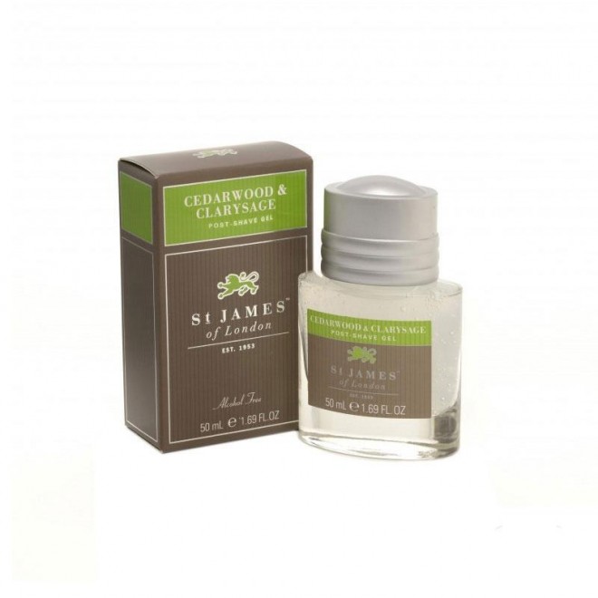 Żel po goleniu St. James of London Cedarwood & Clarysage 50 ml