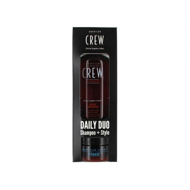 Zestaw American Crew Daily Duo ( Daily Shampoo 250 ml + Fiber85 gr )