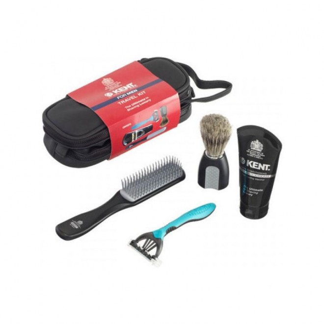 Zestaw do golenia Kent Big Wet Set Shaving Travel Kit