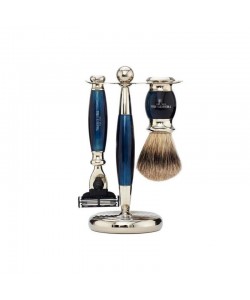 Zestaw do golenia Truefitt & Hill Edwardian Collection Mach 3 Blue Opal