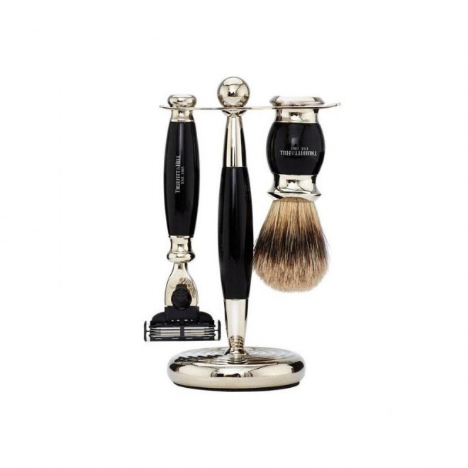 Zestaw do golenia Truefitt & Hill Edwardian Collection Mach 3 Ebony