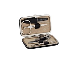 Zestaw do manicure dla mężczyzn 5 elementów Truefitt & Hill Medium Manicure Set 5 Piece Black