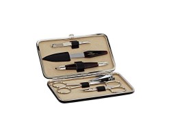 Zestaw do manicure unisex 6 elementów Truefitt & Hill Large Manicure Set 6 Piece Black