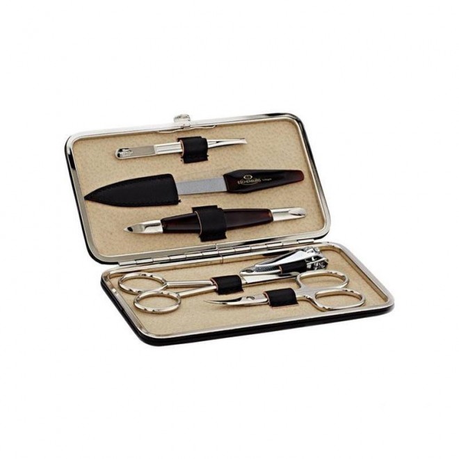 Zestaw do manicure unisex 6 elementów Truefitt & Hill Large Manicure Set 6 Piece Black