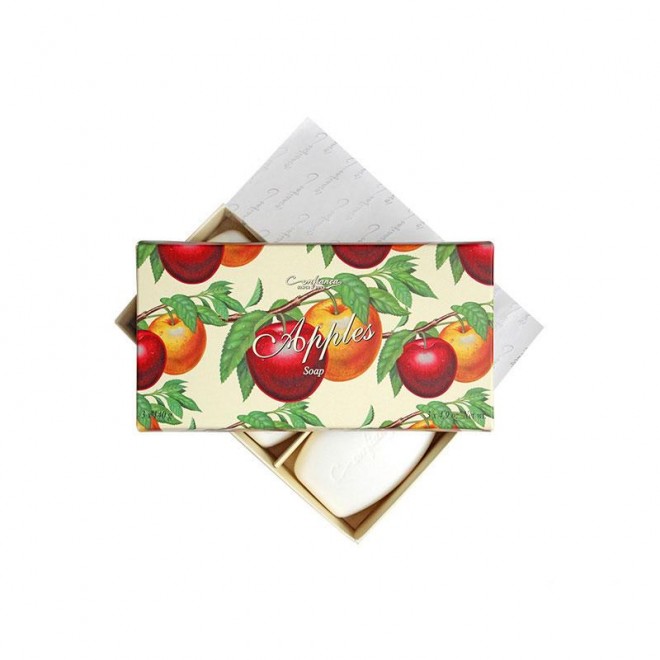 Zestaw mydeł Confianca Apples 3X 140 g 