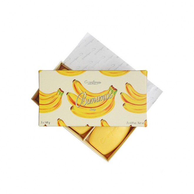 Zestaw mydeł Confianca Bananas 3X 140 g 