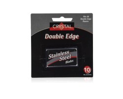 Żyletki Crystal Super + Stainless Steel Platinum Coated Double Edge Safety 10 szt.