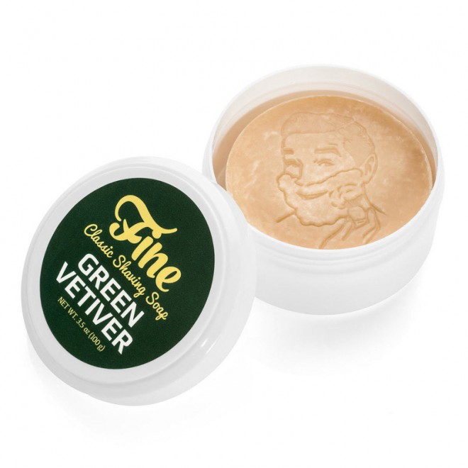 Mydło do golenia Fine Classic Shaving Soap - Green Vetiver 100 g 