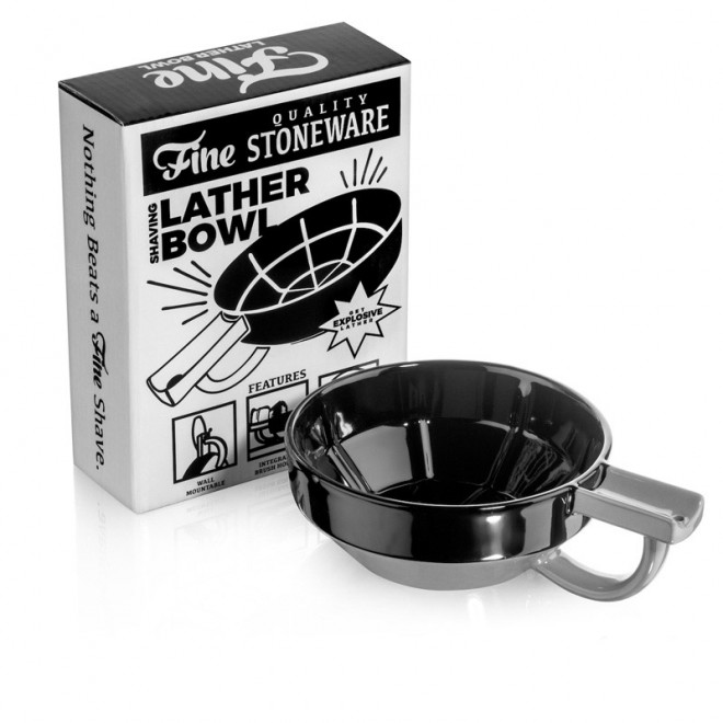 Kubek do golenia Fine Lather Bowl - Black/Gray