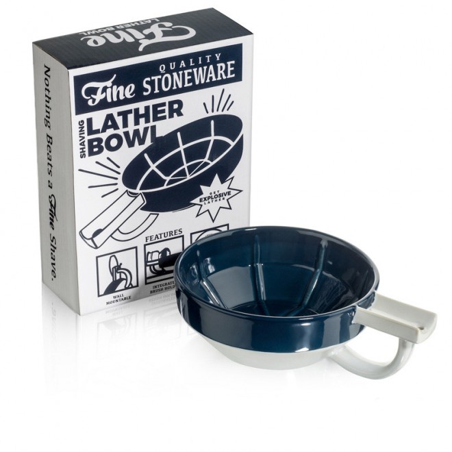 Kubek do golenia Fine Lather Bowl - Blue/White