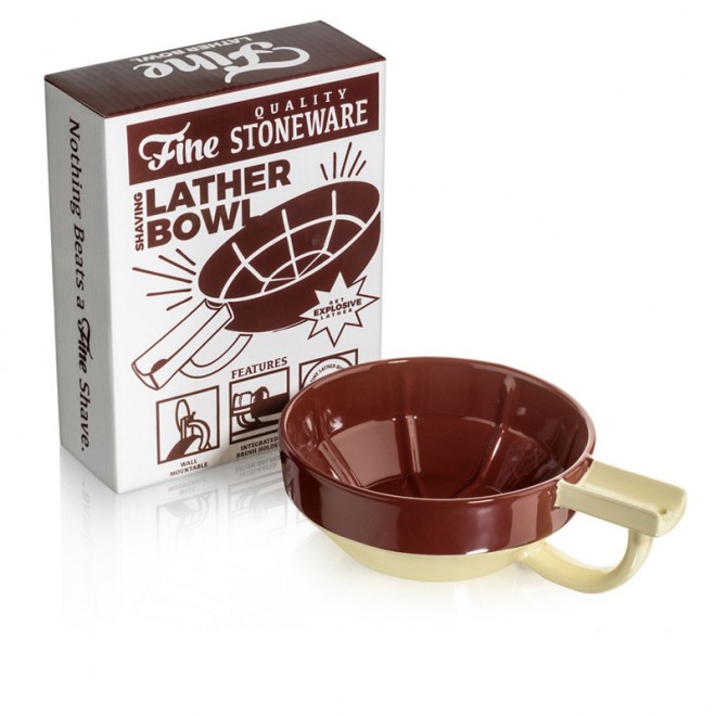 Kubek do golenia Fine Lather Bowl - Crimson/Ivory