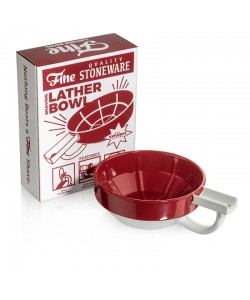 Kubek do golenia Fine Lather Bowl - Red/White