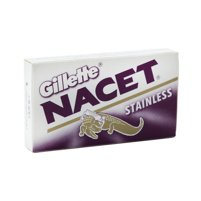Żyletki Gillette Nacet DE Razor Blades 5 Szt